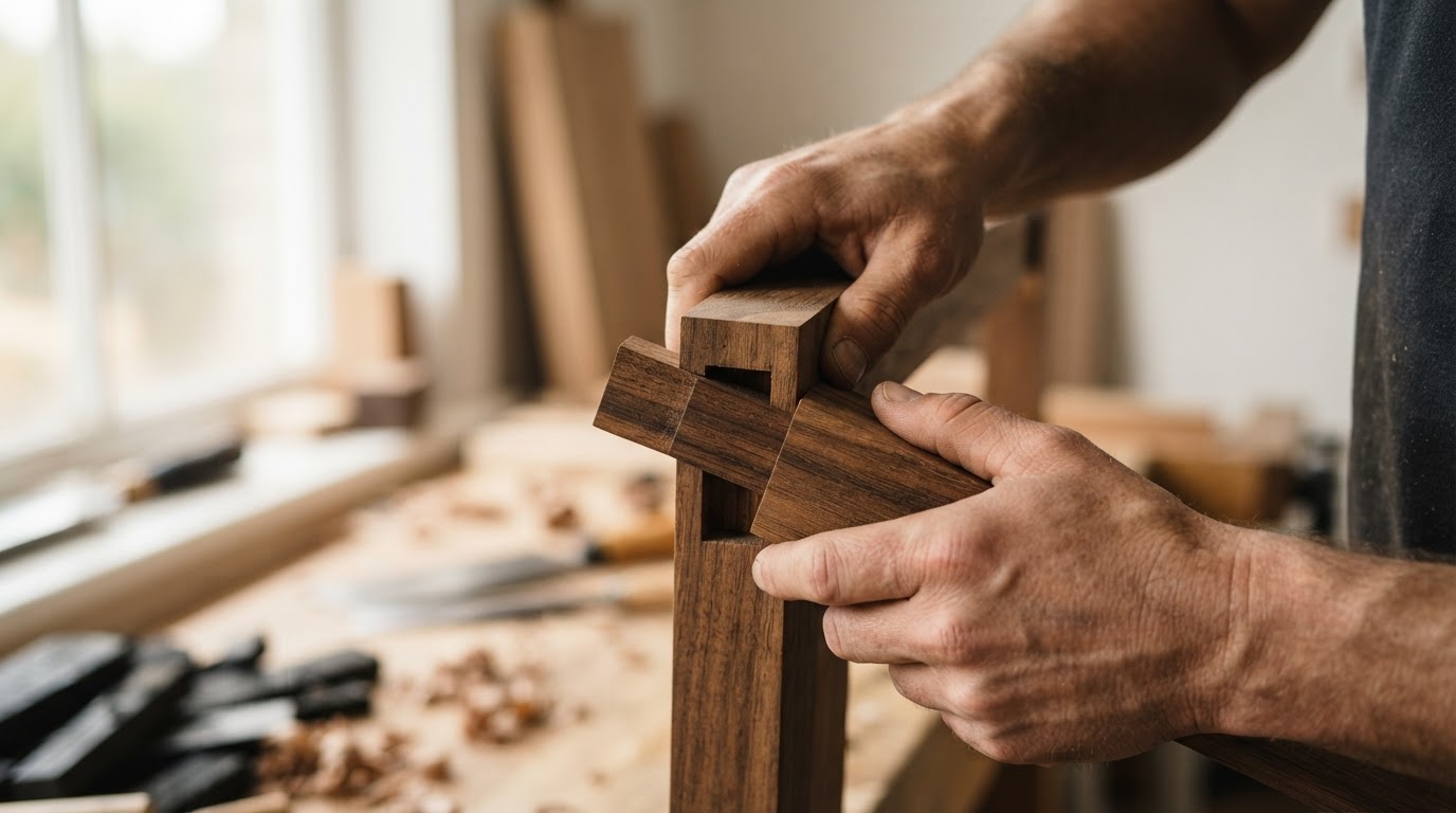 Artisanal carpentry and joinery detailing