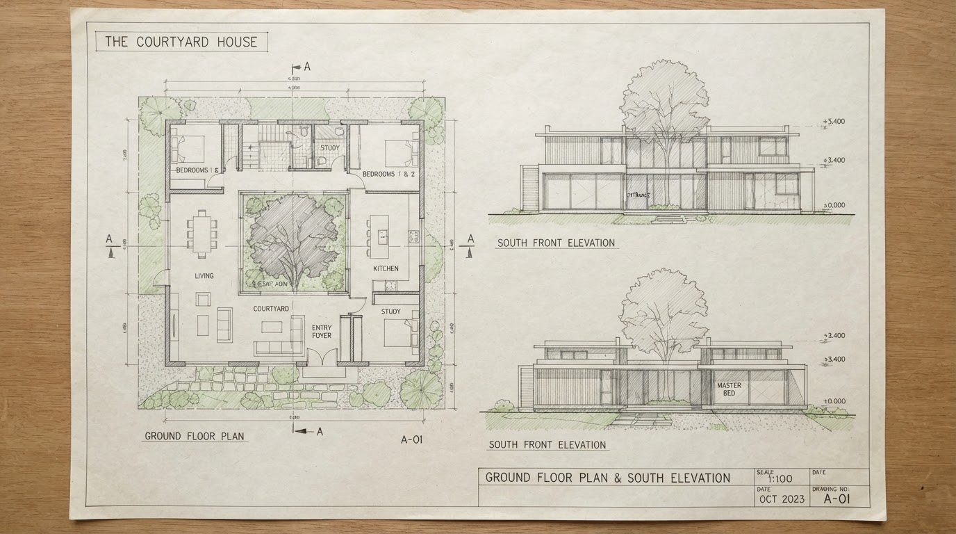 Plan drawing detail