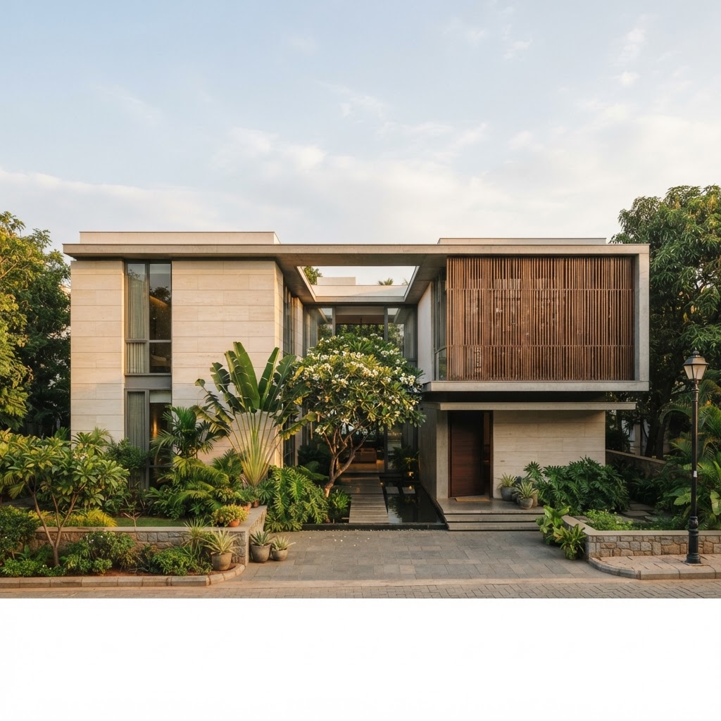 Courtyard House finish detailing