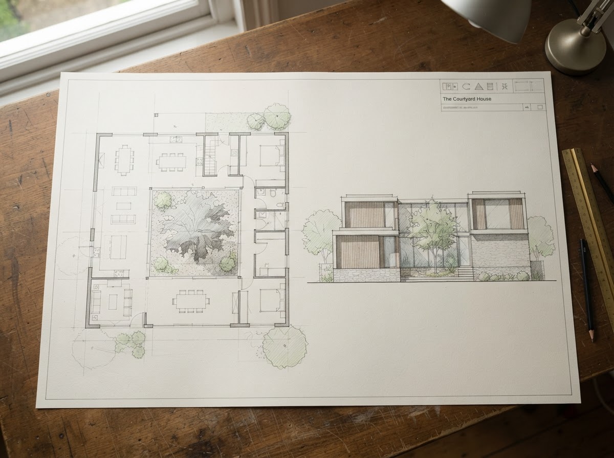 Architectural Plan drawing
